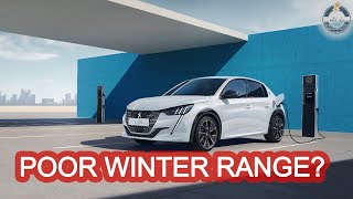 PEUGEOT E208 WINTER RANGE TEST [upl. by Rastus]