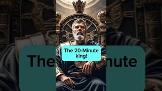 The 20Minute King Shortest Reign in History shorts amazing funny [upl. by Mose880]