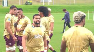 Moana Pasifika players determined to deliver 80minute performance in Wellington [upl. by Adallard]