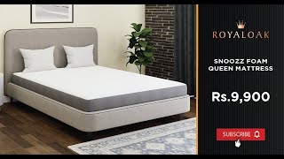 Royaloak  Snooze Foam Queen Mattress [upl. by Pontias]