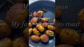 Potato roast and hexclad  spicy indianfood Indianrecipe smile life recipes [upl. by Mutua]