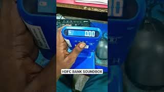 HDFC Bank Soundbox CSC Seva Connect audiospeaker csc hdfcbank hdfcbanknews soundspeaker [upl. by Arliene]