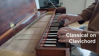 J W Hässler  Sonata No 6 in A minor 1776  Poco Allegro first theme [upl. by Stempson57]