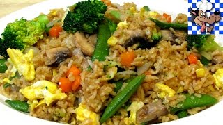 How to make Fried Rice  Vegetable Fried Rice  Chinese Recipe [upl. by Siward]