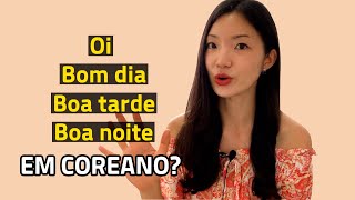 Aprenda a falar quotOiquot quotBom diaquot quotBoa tardequot e quotBoa noitequot em Coreano  YEJISEN 예지쌤 [upl. by Charlene562]