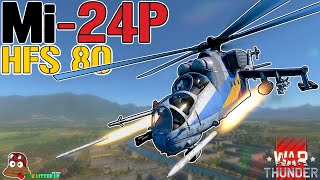 Im Bodengefecht eine MACHT Premium Mi24P HFS 80 auf 97  War Thunder [upl. by Airyk]