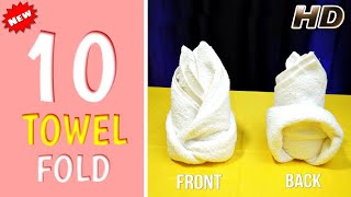 10 TOWEL EASY FOLDING [upl. by Ahsitram]