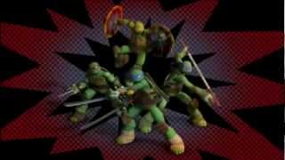 TMNT 2012 Opening 2003 Theme [upl. by Dabney]