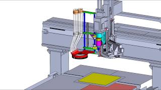 Animation conception 3D  Coiffe daspiration  Usinage industriel [upl. by Dorina]