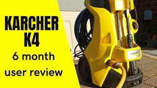 Karcher K4 pressure washer 6 month review [upl. by Euqinu357]