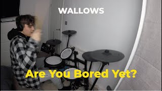 Wallows Ft Clairo  Are You Bored Yet  Drum Cover  LEWISMOOREDRUMS [upl. by Auqinehs]