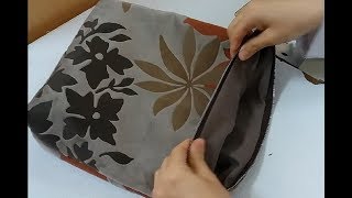 Kumaş Çanta Dikimi Nasıl Yapılır  How to sew a fabric bag  Dikiş Hocam [upl. by Short]