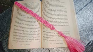 crochet bookmark easy pattern for beginners [upl. by Inoj]