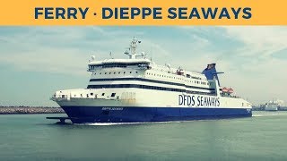 Departure of ferry DIEPPE SEAWAYS in Calais DFDS [upl. by Melleta945]