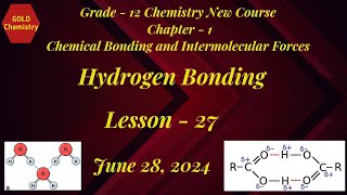 Hydrogen Bonding [upl. by Inimak]