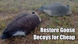 CHEAP and EASY Goose Decoy Restoration  Hunting Boot Camp [upl. by Irehc881]