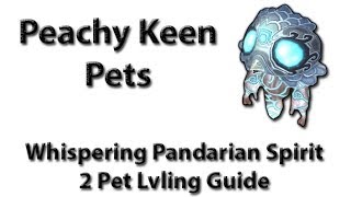 Whispering Pandarian Spirt  2 Pet Leveling Guide  WoW 54 [upl. by Tipton]