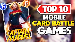 Top 10 Mobile Card Battle Games [upl. by Neom]