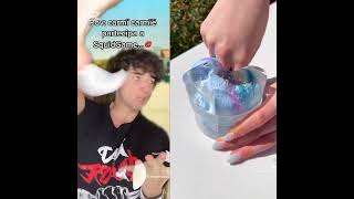 tiktok di Alessandro romano con slime asmr fatto da me💛 [upl. by Arita175]