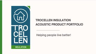 Trocellens Insulation acoustic portfolio 2024 [upl. by Euqinahc]