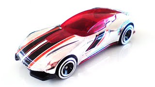 2018 Super Chrome Gazella GT Hot Wheels diecast car model [upl. by Elorac210]