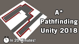 Unity  A Star Pathfinding Tutorial [upl. by Annawit]