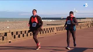 Dieppe  première édition de lurban trail dans les rues de la ville [upl. by Libnah]