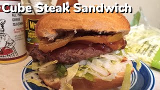 How to make a Cube Steak Sandwich [upl. by Suruat]