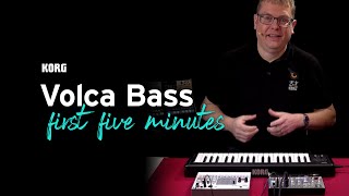 Get started with the Korg Volca Bass  your first five minutes [upl. by Assener48]