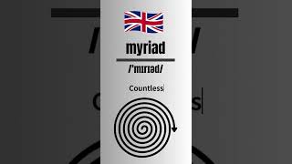 How to Pronounce myriad Correctly British Accent britishpronounciation learnenglish english [upl. by Eineg132]