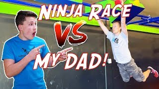 Ninja Race VS my DAD [upl. by Naujat626]