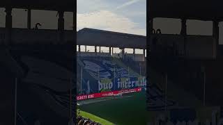 Choreo der JenaFans in Zwickau  FSV Zwickau vs FC Carl Zeiss Jena 11 • RLNO 202425 [upl. by Eeliram544]