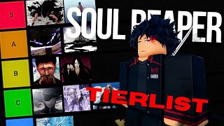 UPDATED Soul Reaper Shikai Tier LIst Ft Lawdie  Type Soul [upl. by Aicilaanna92]