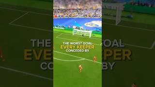 The worst goal conceded by every goalkeeper  part 1 shorts [upl. by Aivull]