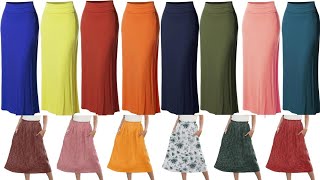 Trendy Long Skirts Collection 2024  Stylish Womens Bottom Wear  Wear Waves [upl. by Mikkanen]