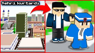 KEREM KOMİSER ŞEHRİ KURTARDI 😱  Minecraft ZENGİN FAKİR HAYATI [upl. by Paulette]