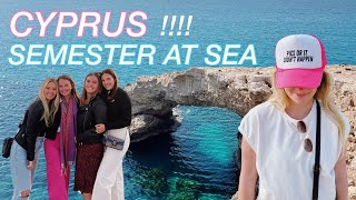 CYPRUS VLOG  SEMESTER AT SEA LOVE BRIDGE SEA CAVES  MORE [upl. by Warton909]