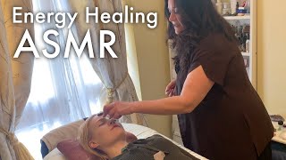 Professional full body energy healing to cleanse chakras ASMR unintentional real person ASMR [upl. by Manella]