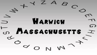 How to Say or Pronounce USA Cities — Harwich Massachusetts [upl. by Erhard]