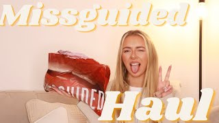 NEW IN MISSGUIDED TRY ON HAUL 2022 [upl. by Olegnad]