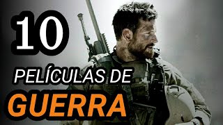 Top 10 Mejores Peliculas de CINE BÉLICO [upl. by Adnof465]