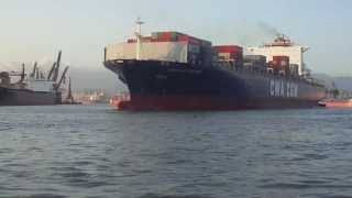 Navio Cargueiro CMA CGM Carmen [upl. by Clyde]