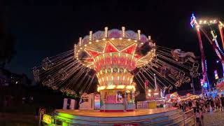 Kettenflieger  Fuhrmann Offride  Düsseldorf Rheinkirmes 2024  Kirmes Fahrgeschäft [upl. by Accem]