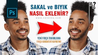 Sakal ve Bıyık Ekleme Nasıl Yapılır  Photoshop Dersleri [upl. by Hankins]