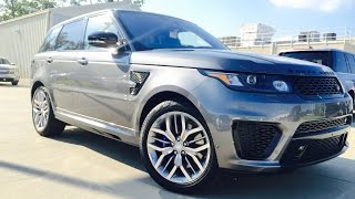 2016 Range Rover SVR Sport Full Review Exhaust Start Up Short Drive [upl. by Walley]