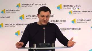 Dmytro Tymchuk Ukrainian Сrisis Media Center April 25 2014 [upl. by Alemrac]