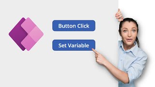 Power Apps Buttons and Variables [upl. by Annaik]