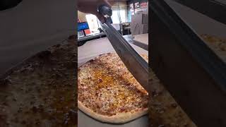 Dominos ASMR Large Pizza Slicing [upl. by Nalliuq]