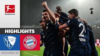 Bochum Wrestle Bayern Down  Bochum  Bayern München 32  Highlights  MD 22 – Bundesliga 2324 [upl. by Aihsoek]