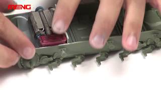 MENG Building Guidance Video for TS006 135 Russian T90A MBT model kit [upl. by Eissahc]